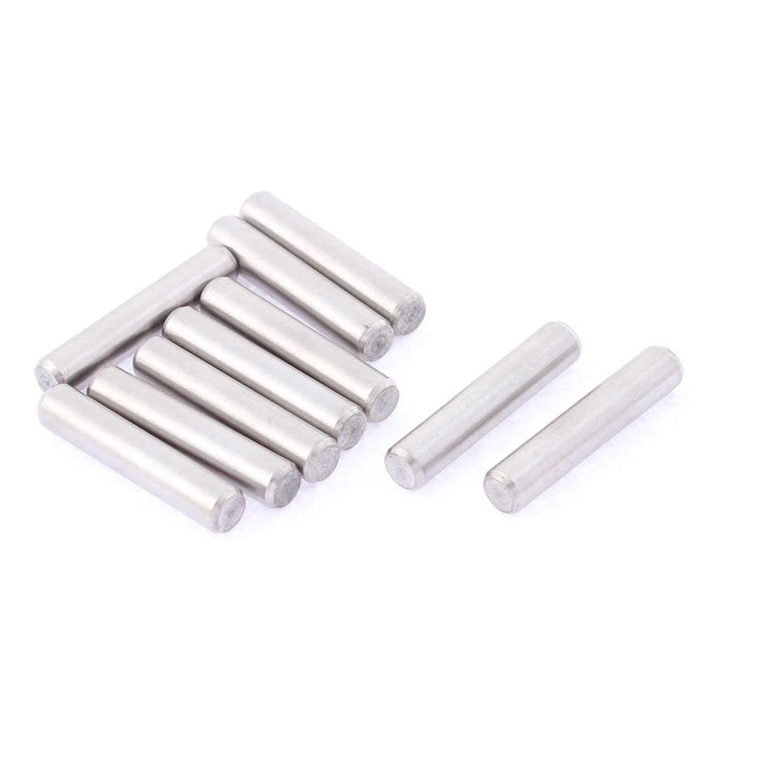 M6x30mm Stainless Steel Straight Retaining Dowel Pins Rod Fasten Elements 10 Pcs