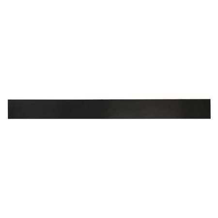 E. JAMES 3/8' High Grade Buna-N Rubber Strip, 2'x36', Black, 60A, 5313-3/8HGX