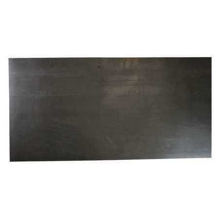 E. JAMES 1/16' High Grade Neoprene Rubber Sheet, 12'x36', Black, 70A, 365-1/16HGC