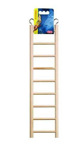 Living World Wood Ladders for Bird Cages 15' High - 9 Step Ladder - Pack of 6