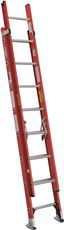 Werner Type Ia Fiberglass D-Rung Extension Ladder, 16'