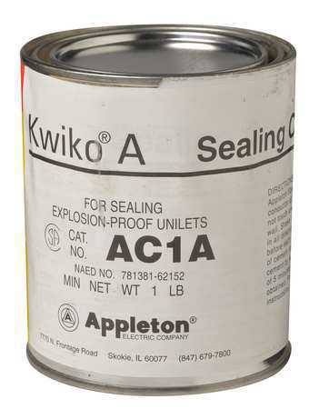 APPLETON ELECTRIC AC5-A Sealing Cement, 80 oz., Can