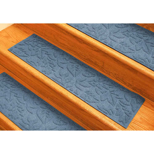 Bungalow Flooring Aqua Shield Bluestone Fall Day Stair Tread (Set of 4)
