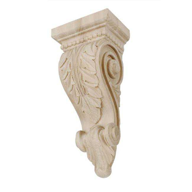 American Pro Decor 5APD10516 Extra small Carved Wood Corbel