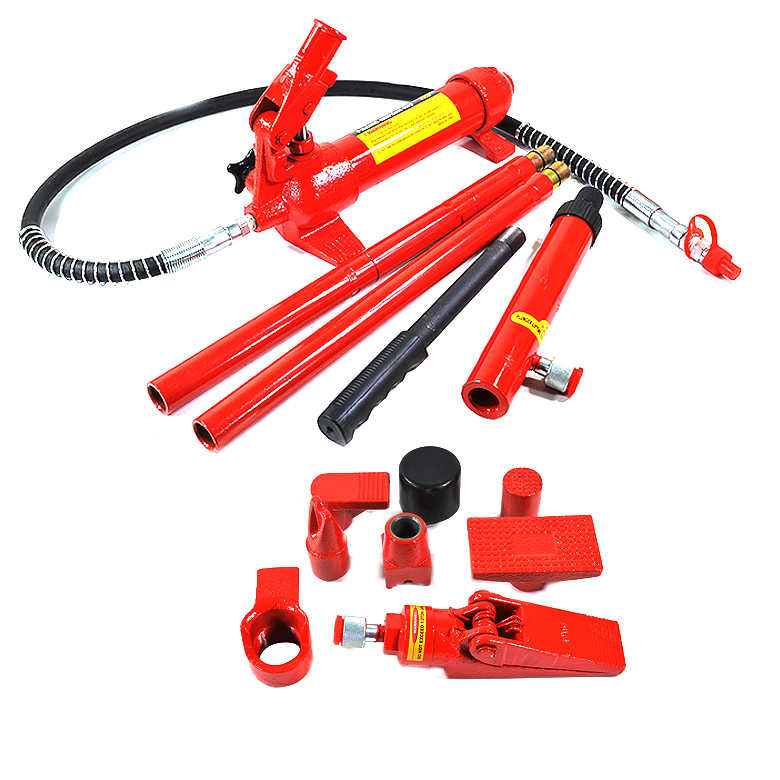 Arksen Hydraulic 4 Ton Body Frame Repair Kit with Case