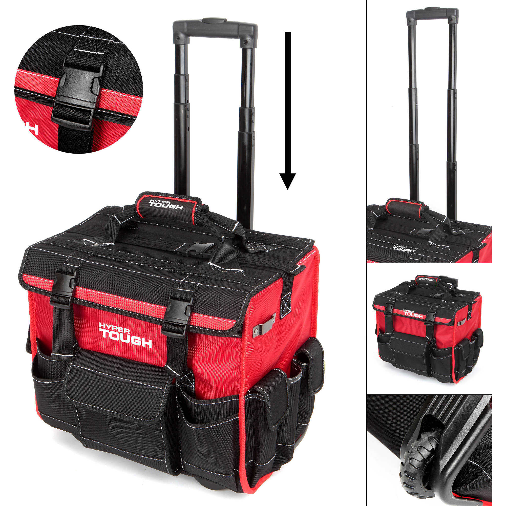 HyperTough 174-Piece Tool Set with Trolley Bag