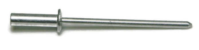 Closed End (Sealed) Blind Pop Rivets - Aluminum #68, 3/16' Diameter (.376 - .500 Grip) - 25 Pieces