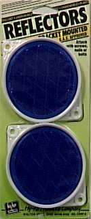 Hy-Ko Products CDRF-3B 3.25 in. Blue Reflector, Pack - 2