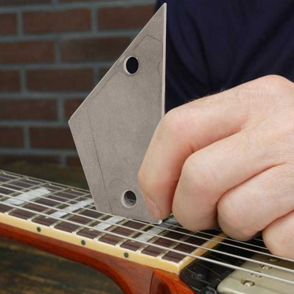 WALFRONT Guitar Fret Crowning File Leveling Tool Grinding Protectors DIY Repair Part Set, Fret Gringing Tool, Guitar Grinding Tool Set