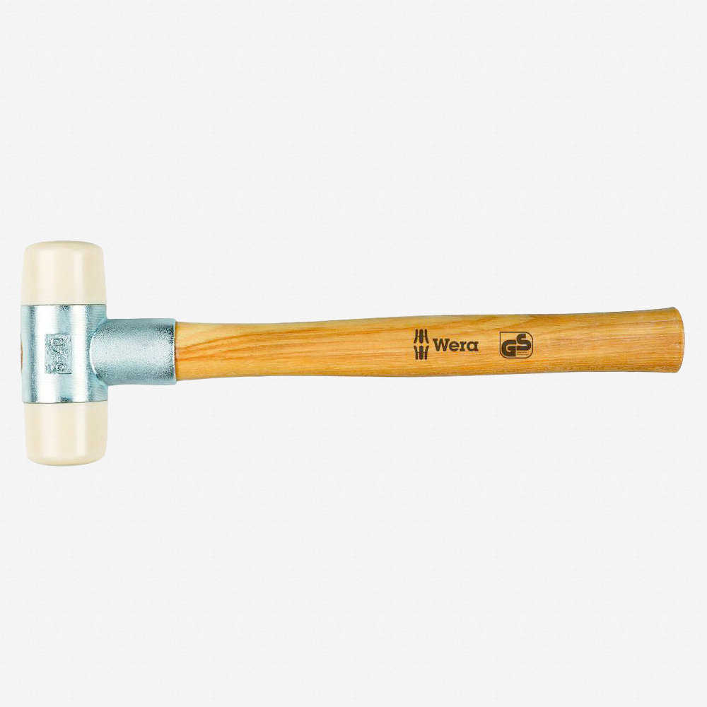 Wera 000310 Soft-faced Hammer with Nylon Head Sections - #2 (27mm)