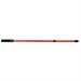 Nupla 48', Nonconductive Digging Bar with Wedge, Steel/Fiberglass, Safety Orange Handle and Black Cast Duct, 76300