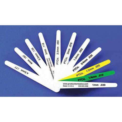 ASSEMBLY TOOL L - 1112 Feeler Gauge,0.925 In Thick,4 In L Blade G0162219