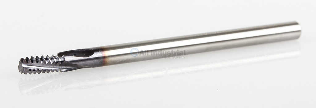 #10-24 YG1 Helical Flute Solid Carbide Thread Mill 60 Degree TiAlN Coated