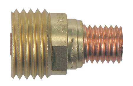 MILLER - WELDCRAFT 45V42 Gas Lens, Copper / Brass, 0.040 In, Pk 2