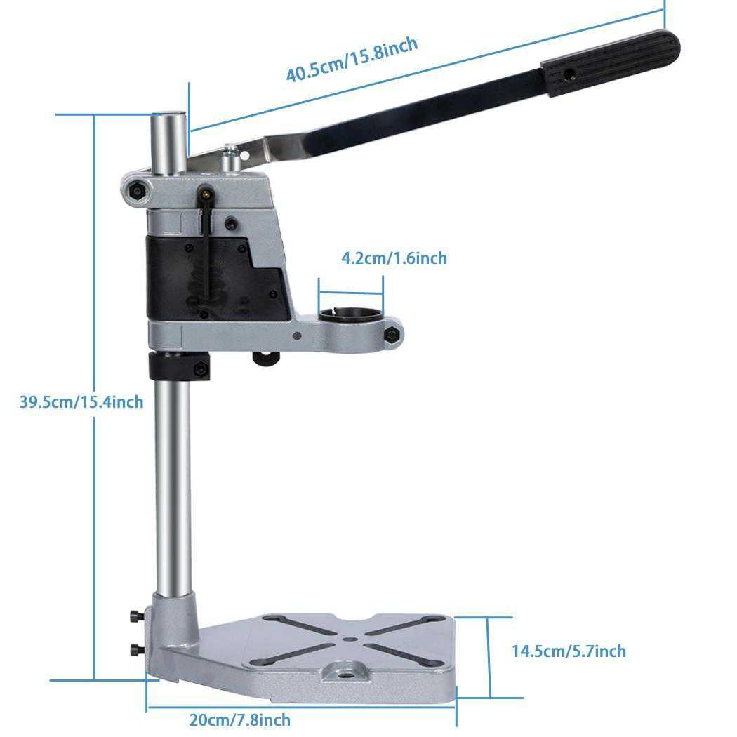 Aluminum Multifunction Rotary Tool Drill Press Support Stand Work Station MAEHE