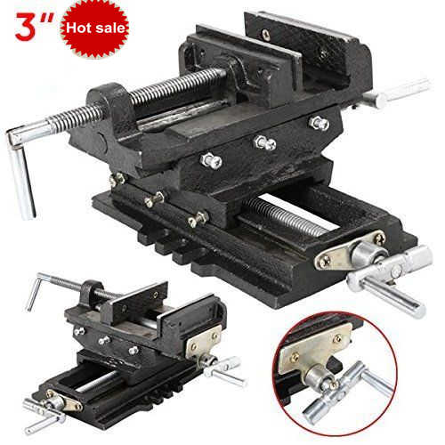 3 inch Cross Slide Vise Wide Drill Press X - Y Clamp Milling 2 Way HD OY