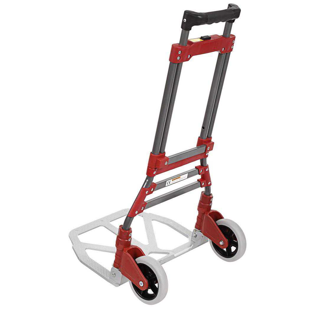 Cleanerlove Foldable 165 lbs Capacity Aluminum Folding Dolly Hand Truck CEAER